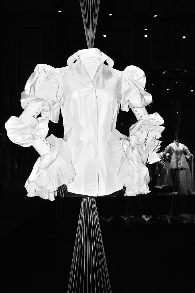 gianfranco ferre white shirt exhibit