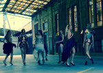 From left Black Velvet Gown by Givenchy Vintage, shoes by Silvian Heach, Golden Armor by Antonio Urzi shoes by Zara, Vintage Couture by Moscova libri e robe, black Gown by Louis Vuitton shoes by Gucci Vintage, Silver Armor by Antonio Urzi, shoes by Philipp Plein, Lingerie by La Perla, shoes by Gucci Vintage, black gown by Givenchy Vintage,shoes by Louboutin.; Photography Leonardo V