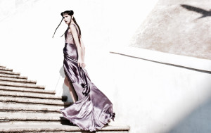 Total look Haute Couture Jamal Taslaq; Photography Leonardo V
