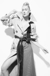 Top Model Anastassia Khozissova; Trench Coat Max Rieny; Photography Leonardo V